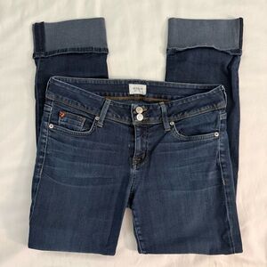 Hudson Jeans Dark Blue GINNY Cropped Straight